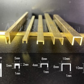 銅條廠家批發(fā)，T型條木門填縫裝飾黃銅條 劃線銅條 批發(fā)各種規(guī)格 U型銅條