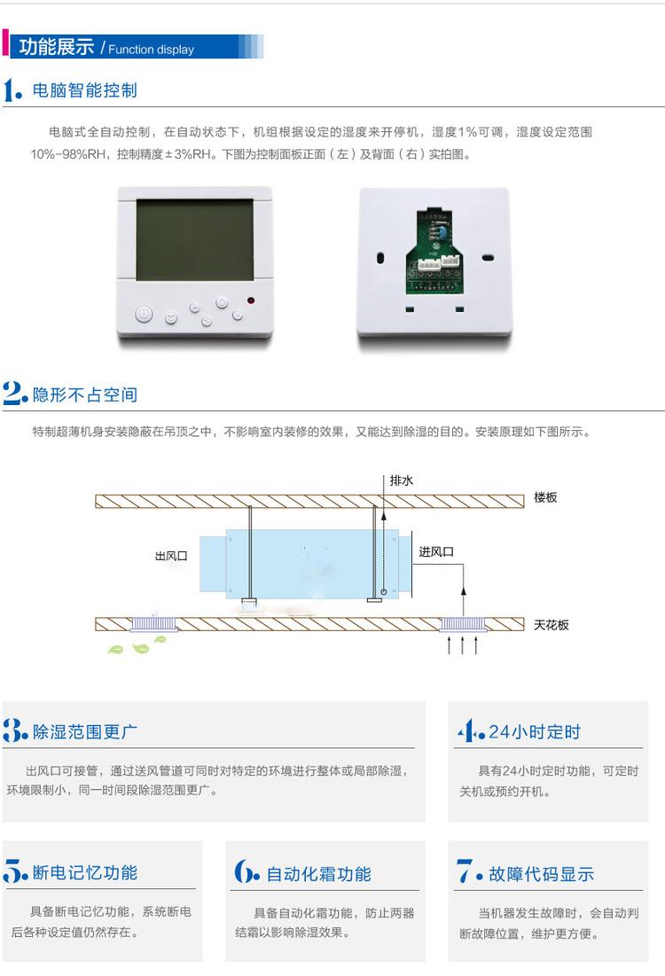 萊孚吊頂超薄除濕機(jī)圖片4