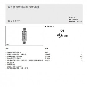 Rexroth力士樂(lè)HM20-2X/315-F-C13壓力開關(guān)