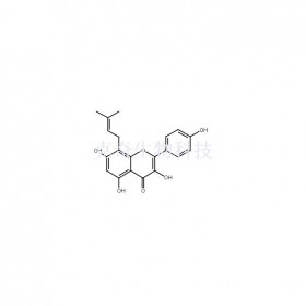 8-異戊烯基山柰酚維克奇生物中藥對照品