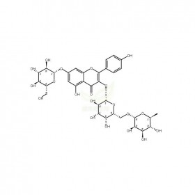 山奈酚3-刺槐糖苷7-葡萄糖苷維克奇生物中藥對照品