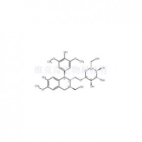 (-)-5'-甲氧基異落葉松脂素-9'-O-BETA-D-吡喃葡萄糖苷維克奇生物實驗室中藥對照品