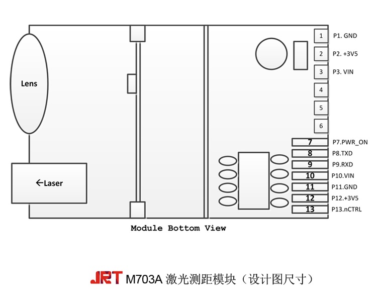 40米單點激光測距傳感器設計圖