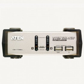 ATEN 宏正 四川成都 CS1732A 2端口USB VGA KVM多電腦切換器+音頻功能 KVM分銷服務(wù)商