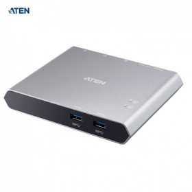 成都  ATEN 宏正 US3310 2端口 USB-C Gen 1帶充電功能擴展塢/切換器 支持4K分辨率