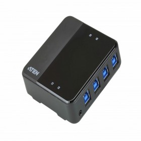 成都  ATEN 宏正 US3344 4x4 USB 3.1 Gen1 端口外圍分享切換器 隨插即用無需外接電源