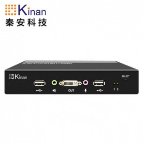 秦安Kinan 四川成都 總代理 KVM切換器 2口4K高清HDMI/DP/DVI/VGA二進一出電腦顯示器打印機切換 DP接口4K@60（DPU102) 配線