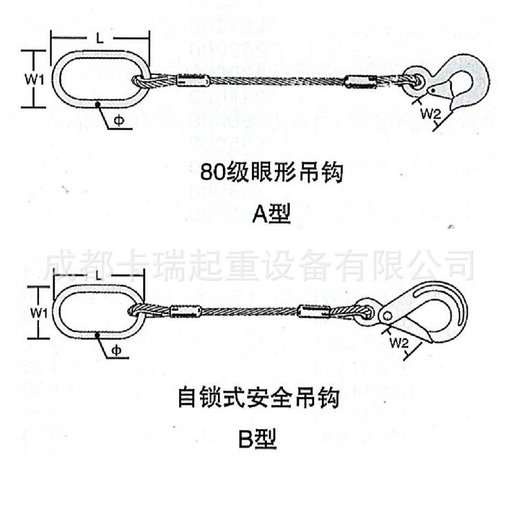 德國多來勁進口高強度鋼絲繩三腿成套吊索具壓制1770級廠家直銷