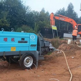 混凝土輸送泵  濕噴機  液壓濕噴機  砼泵式濕噴機  噴漿機  注漿機  灌漿泵  噴播機  播種機  混凝土濕噴機  液壓式輸送泵