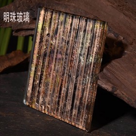 廠家定制生產(chǎn)夾絲玻璃 夾絹玻璃 夾絹山水畫(huà)玻璃