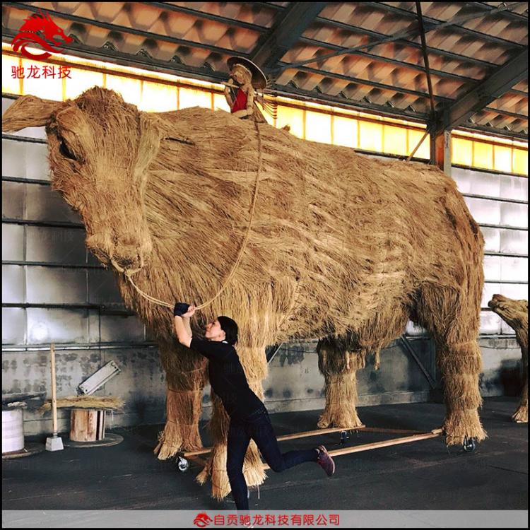 動物造型稻草人藝術(shù)裝置定制草雕展品農(nóng)耕農(nóng)民豐收節(jié)設(shè)計落地公司