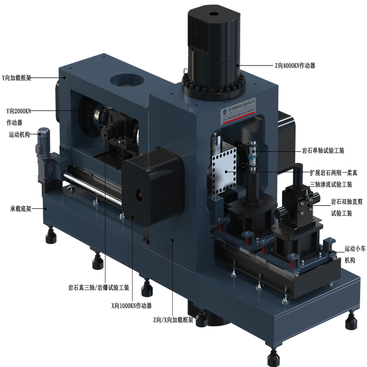 德翔科創(chuàng) 真三軸試驗(yàn)機(jī) 式樣尺寸可定制 使用壽命長