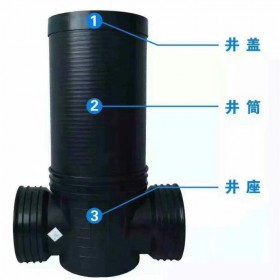 成都檢查井生產(chǎn)廠家 HDPE塑料檢查井 溜槽檢查井 沉泥檢查井固地牌井