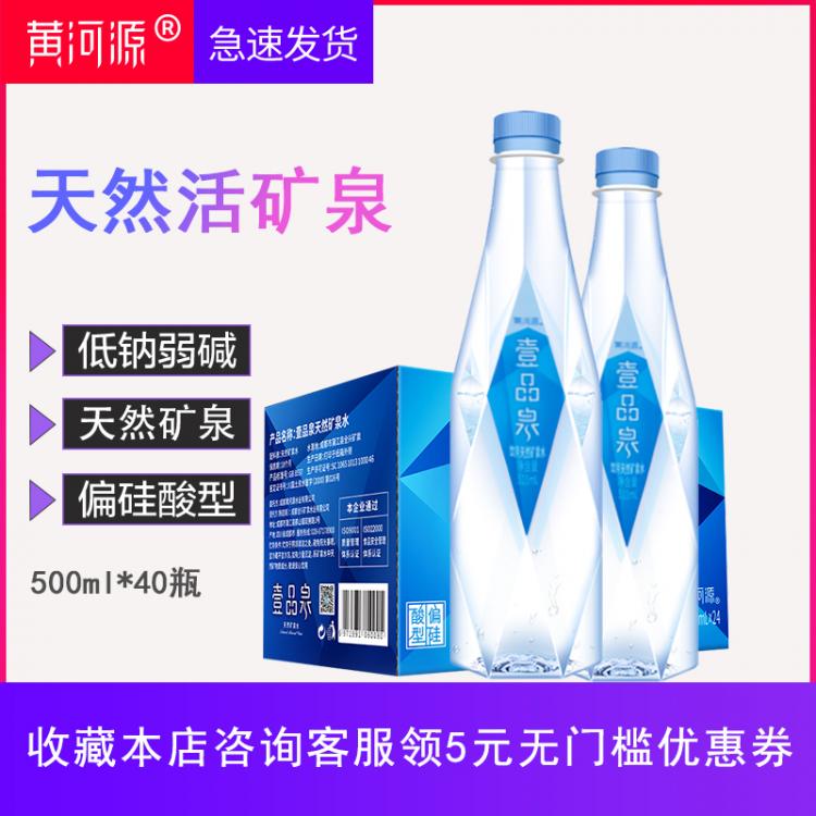 深巖層天然礦泉水500ml*40瓶 高端飲用水 含鍶弱堿性飲用水整箱 成都礦泉水定制廠家