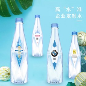 礦泉水定制logo小瓶水裝整箱企業(yè)婚禮定制標(biāo)簽商標(biāo)飲用天然水