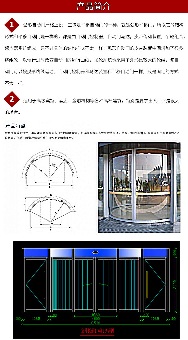 弧形門詳情頁2