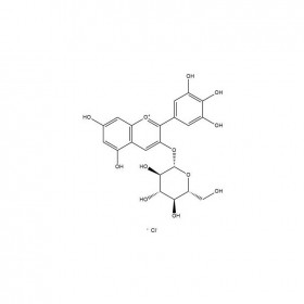 【樂美天】氯化飛燕草素-3-O-葡萄糖苷  CAS No：6906-38-3	HPLC≥98%	10mg/支分析標準品/對照品