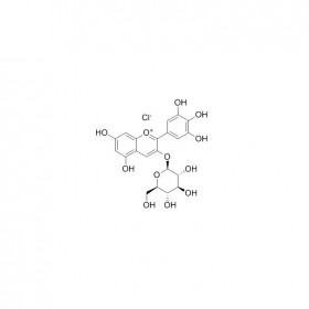 【樂美天】氯化飛燕草素-3-O-葡萄糖苷  CAS No：6906-38-3  HPLC≥98%   10mg/支分析標(biāo)準(zhǔn)品對照品