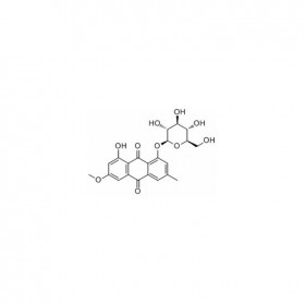 【樂(lè)美天】大黃素甲醚-1-O-β-D-葡萄糖苷（Physcion 1-O-β-D-glucoside） | CAS No：26296-54-8 HPLC≥98% 10mg/支 中藥對(duì)照品 標(biāo)準(zhǔn)品