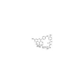 【樂美天】3-O-{2-O-[6-O-(p羥基-反-香豆酰)-葡萄糖基]-鼠李糖基}槲皮素|CAS No：143061-65-8 HPLC≥98% 10mg/支