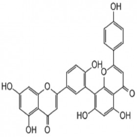 【樂(lè)美天】穗花杉雙黃酮/阿曼托黃酮  1617-53-4  HPLC≥98%  20mg/支 標(biāo)準(zhǔn)品/對(duì)照品