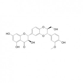 【樂美天】水飛薊賓B（Silybin B）  CAS No：142797-34-0  HPLC≥98%  10mg/支  對照品 標(biāo)準(zhǔn)品