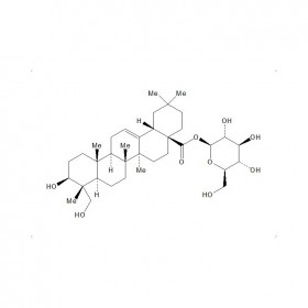 常春藤皂苷元-28-O-β-D-葡萄糖酯苷	 | CAS No：53931-25-2	HPLC≥98% 20mg/支  中藥對照品 標(biāo)準(zhǔn)品