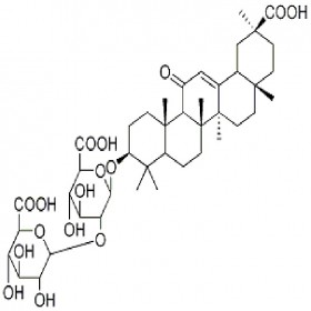 【樂美天】甘草酸 1405-86-3  HPLC≥98%   20mg/支分析標準品/對照品