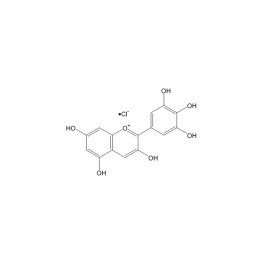 【樂美天】氯化飛燕草素 （Delphinidin chloride） | CAS No：528-53-0 HPLC≥98% 5mg/支 分析標(biāo)準(zhǔn)品對照品