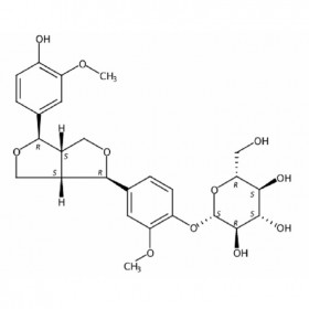 【樂美天】松脂醇 beta-D-吡喃葡萄糖苷 41607-20-9  HPLC≥98%  5mg/支對照品標(biāo)準(zhǔn)品