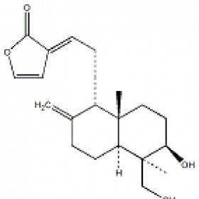 【樂美天】脫水穿心蓮內(nèi)酯  CAS號：134418-28-3 HPLC≥98%  20mg/支  中藥對照品標(biāo)準(zhǔn)品