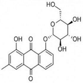 【樂美天】大黃酚-8-O-葡萄糖苷 CAS號：13241-28-6   HPLC≥98%  20mg/支中藥對照品標(biāo)準品