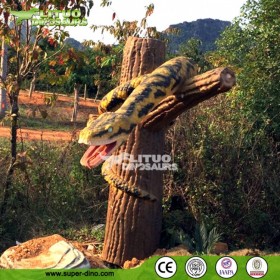 電動機械模型會動蛇  仿真動物  戶外景觀游樂園主題園