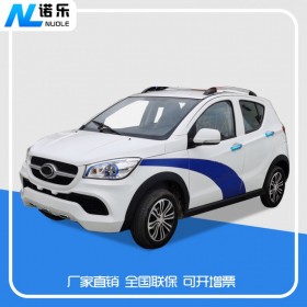 四川成都廠家直銷NL-C3鈑金車身2排4-5座封閉式巡邏車電動觀光車 諾樂牌電轎款電動巡邏車