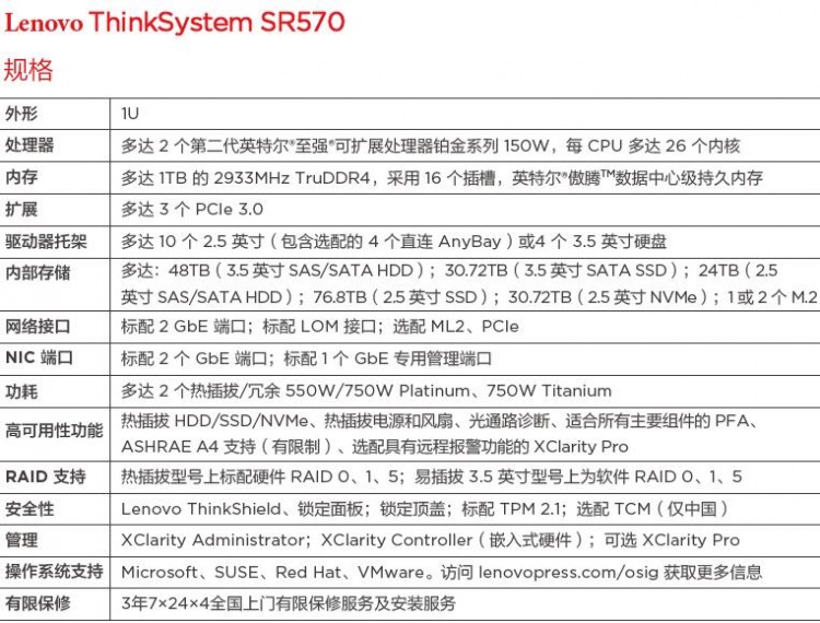 聯(lián)想SR570-0