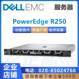 戴爾服務(wù)器四川總代理_DELL R250 至強(qiáng)四核E-2314/16G內(nèi)存/2T硬盤