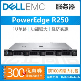 四川戴爾服務(wù)器總代理商_成都Dell PowerEdge R250 E-2336六核新款主機(jī)銷售中心