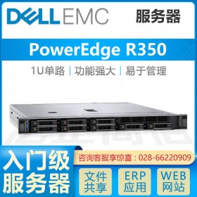 成都戴爾PowerEdge R350機(jī)架式服務(wù)器 DELL高端單路服務(wù)器