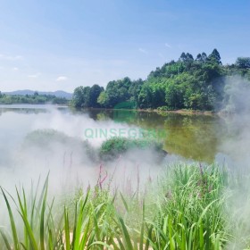 景區(qū)園林湖面人造霧系統(tǒng) 上門安裝人造霧森設(shè)備 噴霧造景仙霧飄飄