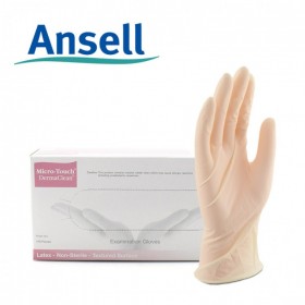 ansell/安思爾  457X 一次性無粉乳膠手套加厚家務(wù)清潔實驗室檢查手套