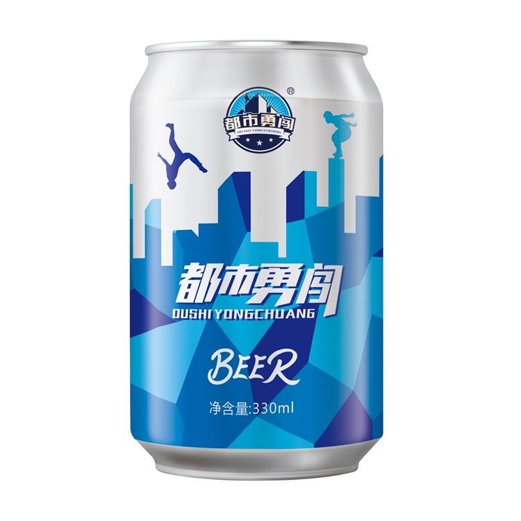 330ml*24都市勇闖啤酒 廠家招商批發(fā)  品質(zhì)有保障