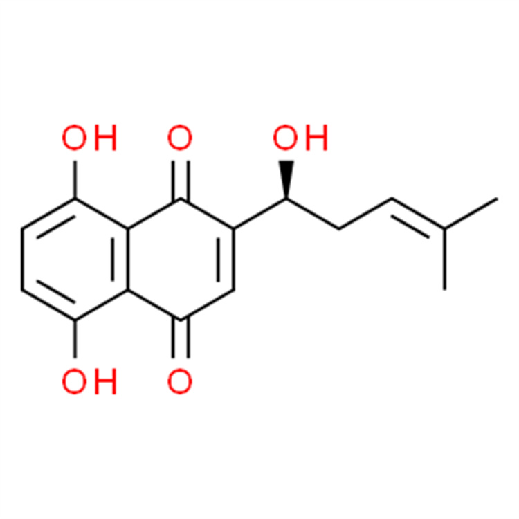 左旋紫草素  自制對照品 中檢院 純度高 科研專用