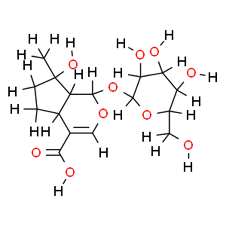 玉葉金花苷酸 Mussaenosidic acid 82451-22-7 標準品 對照品 HPLC≥98%