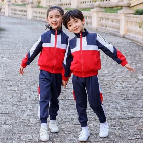 定做園服  幼兒園小學(xué)生班服生產(chǎn)廠家 運動風(fēng)格