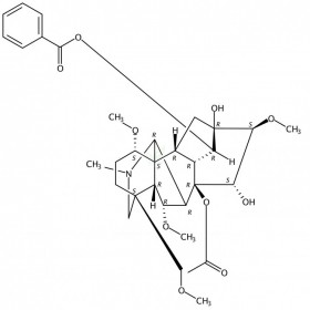 次烏頭堿維克奇自制中藥標(biāo)準(zhǔn)品對照品,僅用于科研使用