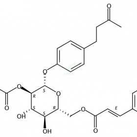 4'-羥基苯基-2-丁酮-4'-O-B-D-(2"-O-沒食子酰-6"-O-對羥基桂皮酰)葡萄糖苷維克奇生物中藥對照品