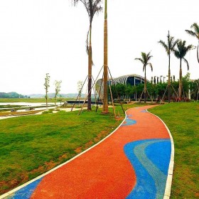 達州市 彩色透水路面 海綿透水混凝土 生態(tài)透水砼 報價