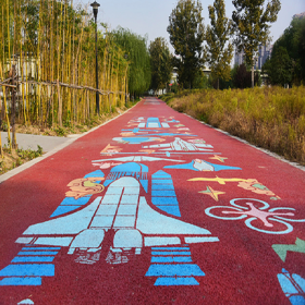 昌吉市 透水混凝土 透水藝術(shù)地坪 彩色耐磨混凝土 批發(fā)