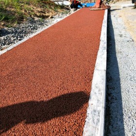 鄂州 透水路面砼 透水混凝土 彩色透水道路工程