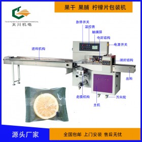 重慶凍干檸檬片包裝機TCZB-250自動套袋凍干檸檬片包裝機械 成都太川工廠直銷